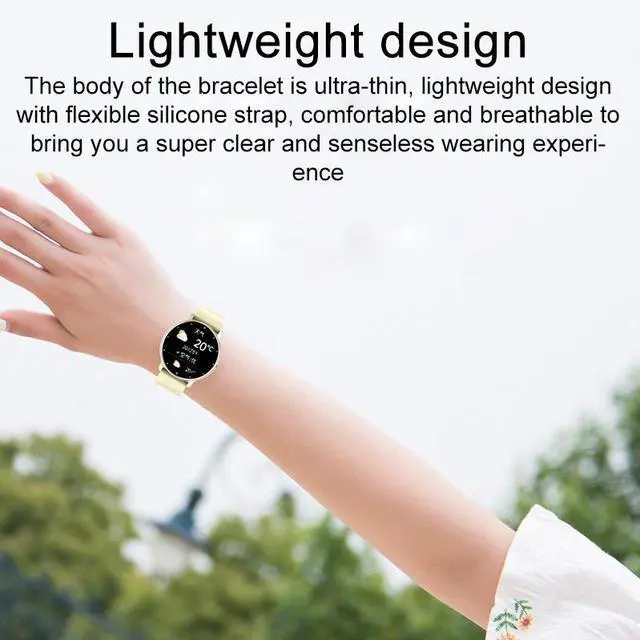 Alt view image 6 of 7 - ZL02D 1.28 inch IP67 Waterproof Steel Band Smart Watch Support Heart Rate Monitoring (Pink)