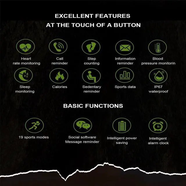 Alt view image 5 of 7 - NX3 1.83 inch Color Screen Smart Watch,Support Heart Rate Monitoring/Blood Pressure Monitoring (Black)