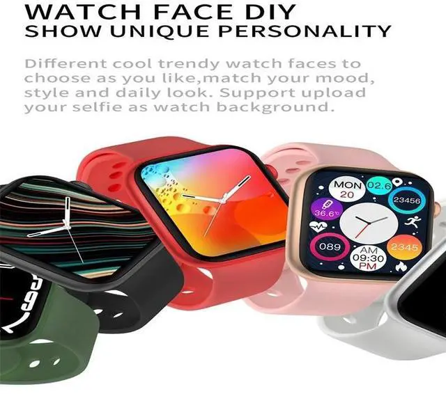 Alt view image 3 of 7 - i7 PRO+ 1.75 inch Color Screen Smart Watch, Support Bluetooth Calling / Heart Rate Monitoring (Black)