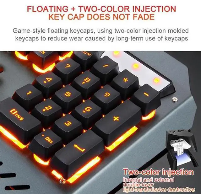 Alt view image 7 of 7 - 618 Manipulator Keyboard and Mouse Set, Cable Length: 1.6m (Black )