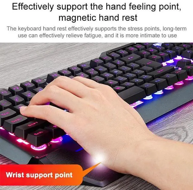 Alt view image 5 of 7 - 618 Manipulator Keyboard and Mouse Set, Cable Length: 1.6m (Black )