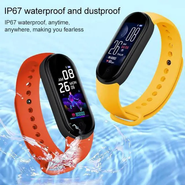 Alt view image 7 of 7 - M5 0.96 inch TFT Color Screen Smart Bracelet,IP67 Waterproof, Support Call Reminder /Heart Rate Monitoring/Sleep Monitoring/Sedentary Reminder/Blood Pressure Monitoring / Blood Oxygen Monito