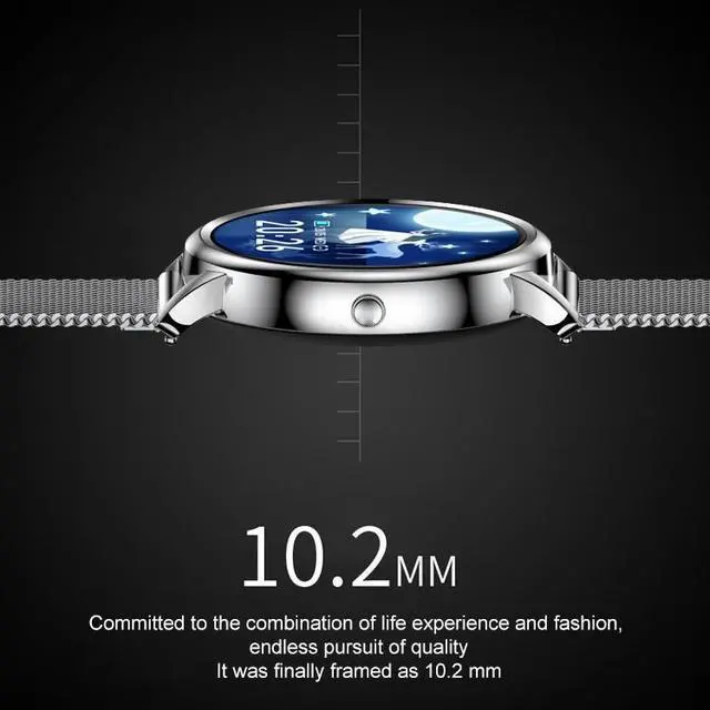 Alt view image 7 of 7 - 1.09 inch IPS Color Screen IP67 Waterproof Smart Watch, Support Sleep Monitoring / Heart Rate Monitoring / Blood Pressure Monitoring / Multi-sports Mode, Style: Steel Strap (Silver)