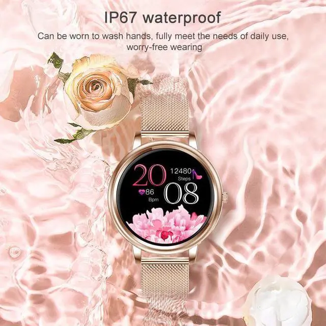 Alt view image 6 of 7 - 1.09 inch IPS Color Screen IP67 Waterproof Smart Watch, Support Sleep Monitoring / Heart Rate Monitoring / Blood Pressure Monitoring / Multi-sports Mode, Style: Steel Strap (Silver)