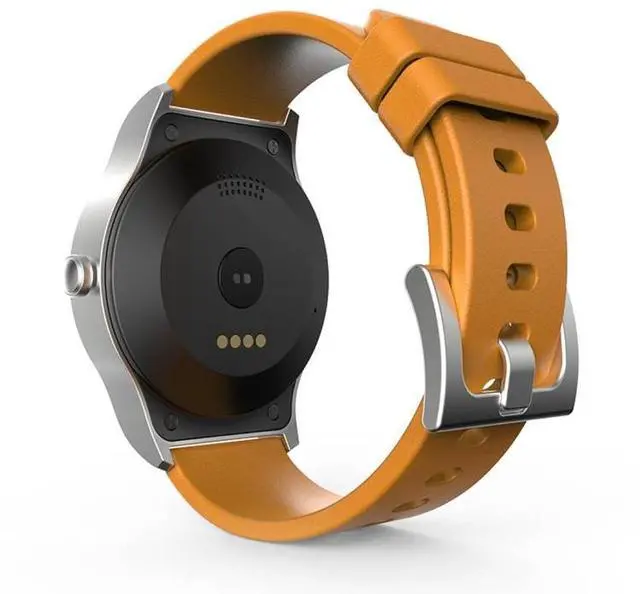 Alt view image 3 of 7 - SMA-Round 1.28 inch Color Touch Screen Bluetooth Leather Strap Smart Watch, Waterproof, Support Voice Control / Heart Rate Monitor / Sleep Monitor / Bluetooth Camera, Compatible with Android