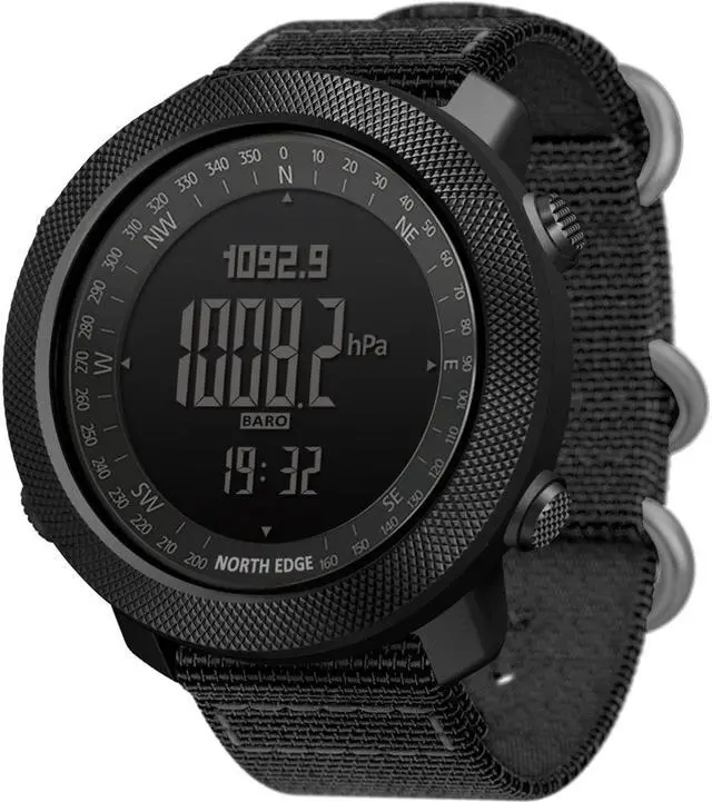 Main image of Apache Smart Watch Altimeter Barometer Compass Temperature Display 50m Waterproof Outdoor Sport Digital Watch