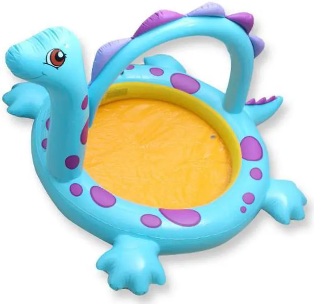 Alt view image 2 of 4 - Inflatable Swimming Pool for Kids, Dinosaur Pool Toys, Size 	229×165×117CM, Kiddie Pool