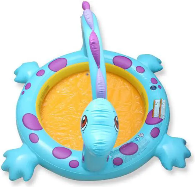 Alt view image 3 of 4 - Inflatable Swimming Pool for Kids, Dinosaur Pool Toys, Size 	229×165×117CM, Kiddie Pool