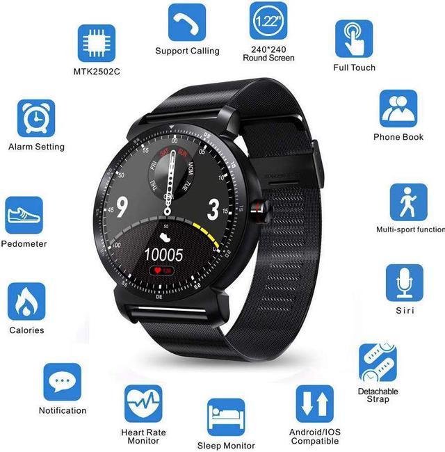 Smart Watch K88H Plus Smart Watch Fitness Tracker Smart Blacelet for Women Men Kids with Heart Rate Monitor Sports Activity Tracker Compatible with