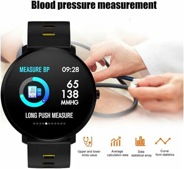 Alt view image 6 of 7 - Touch Smart Watch Women Men Heart Rate Bracelet For iPhone Android Waterproof