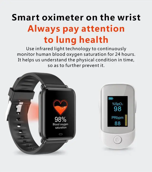 Alt view image 3 of 7 - Q9T smart watch,Whole snack rate monitoring,Blood oxygen monitoring,body temperature,Multiple sports modes,Caller ID and rejection,Synchronized view,bright adjustment,APP motion track.