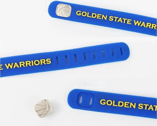 Alt view image 7 of 7 - NBA Basketball Sports Bracelet Silicone Wristband Brooklyn Nets Team Wristbands
