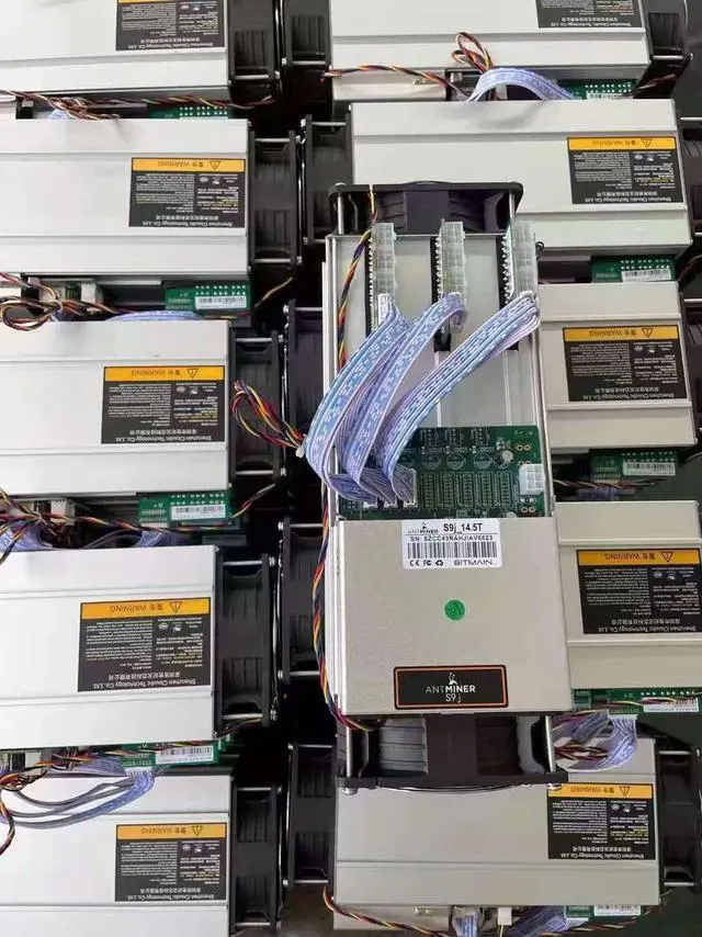 Alt view image 5 of 7 - ANTMINER S9ij 14.5 TH/S ( With power supply ) 1375W 110V-220V PSU and US. Standard Power Cord Included Scrypt Litecoin Miner LTC Mining Machine Suitable for Ethernet
