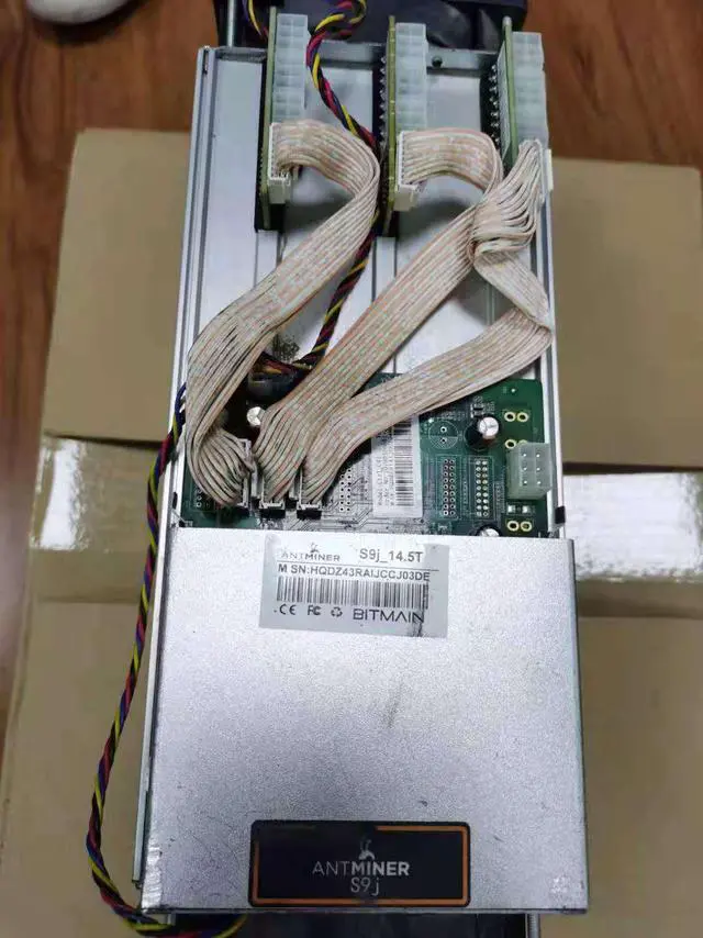 Alt view image 3 of 7 - ANTMINER S9ij 14.5 TH/S ( With power supply ) 1375W 110V-220V PSU and US. Standard Power Cord Included Scrypt Litecoin Miner LTC Mining Machine Suitable for Ethernet