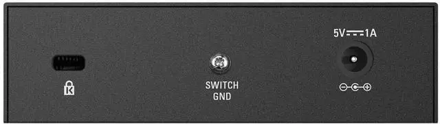 Alt view image 3 of 6 - Open.Box - D-Link 5 Port Gigabit Unmanaged Metal Desktop Ethernet Switch DGS-105