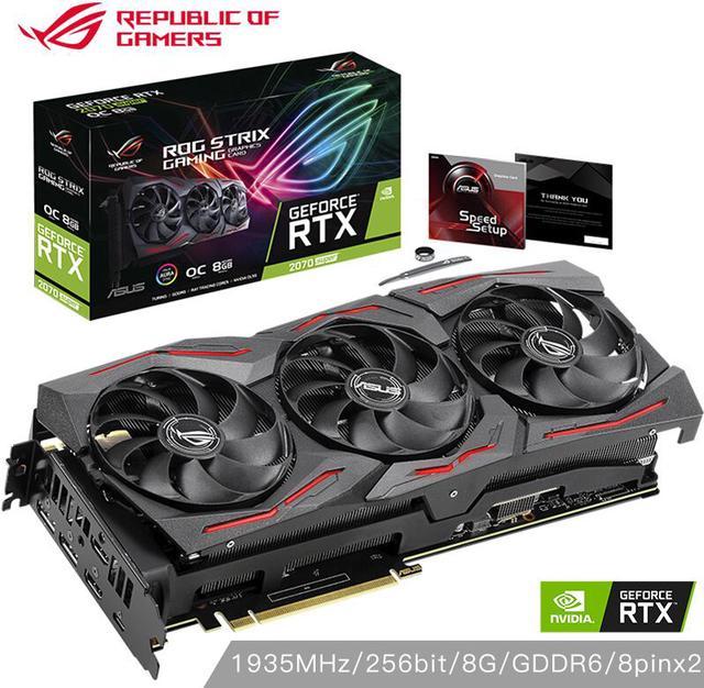 ASUS ROG Strix GeForce RTX 2070 SUPER OC 8GB GDDR6 Triple Fans Edition  Overclocked Gaming Graphics Card(ROG-STRIX-RTX2070S-O8G-GAMING) - Newegg.ca