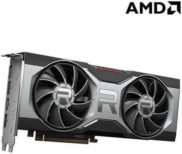 Alt view image 5 of 12 - AMD RADEON RX 6700 XT Graphics Card, 7nm AMD RDNA2 12GB GDDR6 192-bit AMD Reference Card, PCIE 4.0 HDMI DP 1.4a Video Card