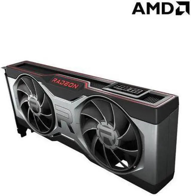 Alt view image 2 of 12 - AMD RADEON RX 6700 XT Graphics Card, 7nm AMD RDNA2 12GB GDDR6 192-bit AMD Reference Card, PCIE 4.0 HDMI DP 1.4a Video Card