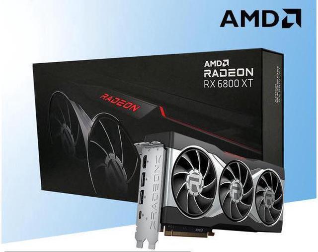 Alt view image 4 of 6 - AMD RADEON RX 6800 XT Gaming Graphics Card, 7nm AMD RDNA2 16GB GDDR6 256-bit AMD Reference Card, PCIE 4.0 HDMI*1 DP 1.4a*2 Type-C*1 Video Card, Reference Edition Gaming Graphics Card
