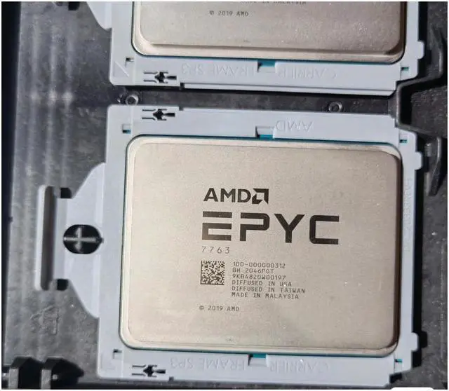 Alt view image 3 of 3 - AMD EPYC 7763 Milan 2.45 GHz 256MB L3 Cache Socket SP3 280W 100-000000312 Server Processor- OEM, No Box