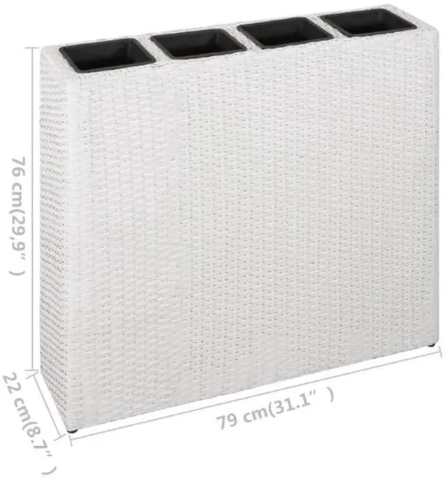 Alt view image 2 of 7 - vidaXL Raised Bed Brown, Green Polypropylene, Polyethylene, Iron