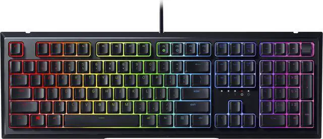 Alt view image 4 of 20 - Razer Ornata V2 - Mecha-Membrane Gaming Keyboard - US Layout