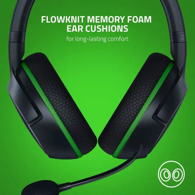 Alt view image 4 of 5 - Kaira Wireless Gaming Headset for Xbox Series X|S, Xbox One: Triforce Titanium 50mm Drivers - Cardioid Mic - Breathable Memory Foam Ear Cushions - EQ Pairing Button - Windows Sonic - Black