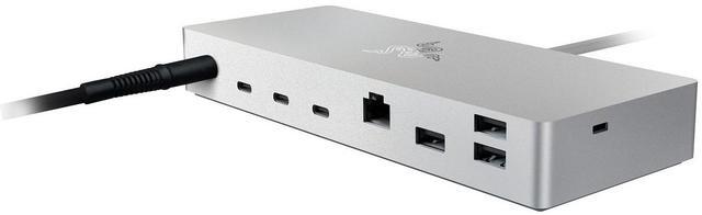 Alt view image 7 of 9 - Razer Thunderbolt 4 Dock for Mac : Thunderbolt 4 Certified - 10 Ports in One - Dual 4K or Single 8K Video – Windows, Mac, and Thunderbolt 3 Compatible - Mercury White