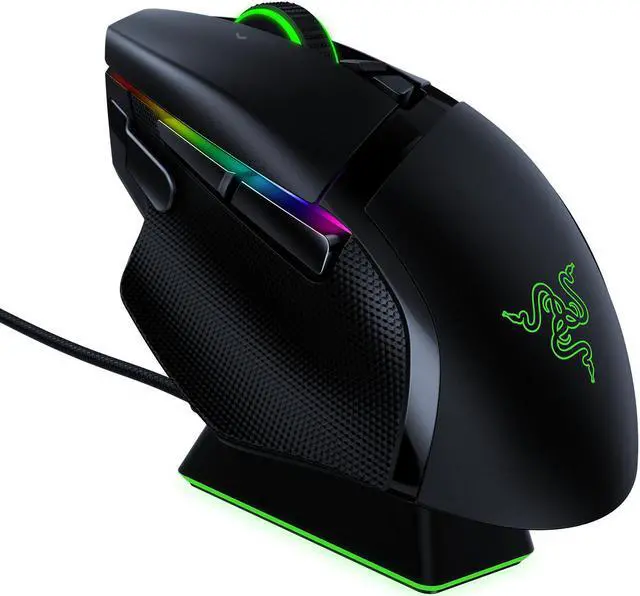 Alt view image 11 of 14 - Razer Basilisk Ultimate With Charging Dock Wireless Optical Gaming Mouse
