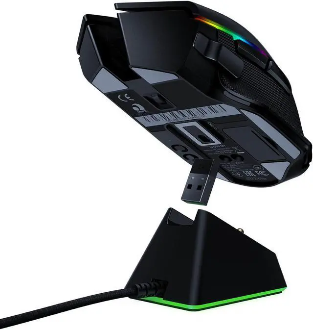 Alt view image 13 of 14 - Razer Basilisk Ultimate With Charging Dock Wireless Optical Gaming Mouse