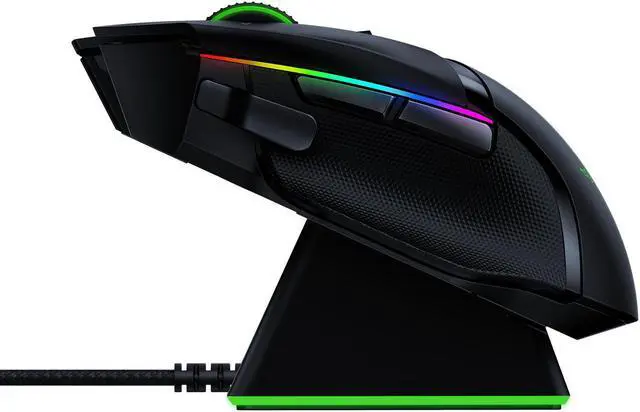 Alt view image 12 of 14 - Razer Basilisk Ultimate With Charging Dock Wireless Optical Gaming Mouse