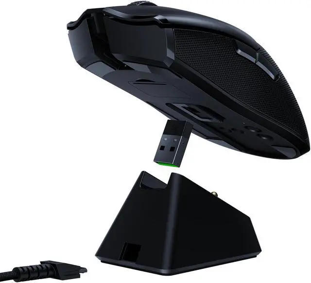 Alt view image 3 of 10 - Razer Viper Ultimate Hyperspeed Lightest Wireless Gaming Mouse & RGB Charging Dock: Fastest Gaming Mouse Switch - 20K DPI Optical Sensor - Chroma Lighting - 8 Programmable Buttons - 70 Hr Battery