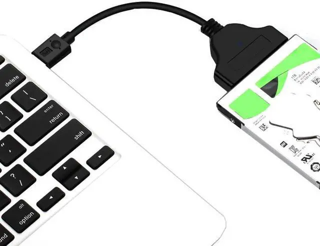 Alt view image 3 of 5 - USB 3.0 to SATA Cable Adapter  Cable 22pin SATAIII SATA3.0 USB3.0 to SATA 3 Adapters ASM1053e Chip for 2.5" SATA HDD SSD