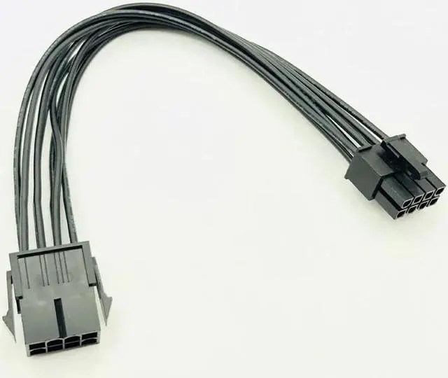 Main image of 8Pin CPU Power Cable 8 Pin PCI-E to 8 Pin ATX EPS Male to Female PSU Motherboard Power Supply Extension Adapter Cable 20cm 18AWG
