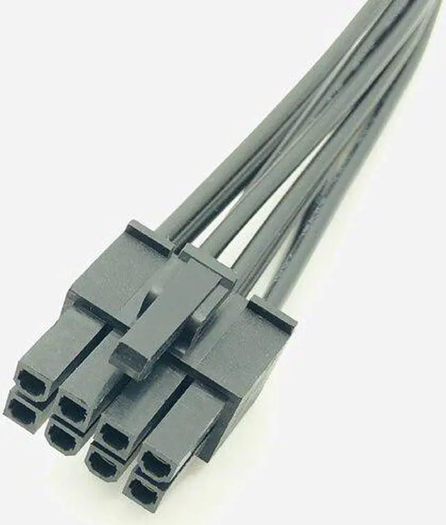 Alt view image 4 of 6 - 8Pin CPU Power Cable 8 Pin PCI-E to 8 Pin ATX EPS Male to Female PSU Motherboard Power Supply Extension Adapter Cable 20cm 18AWG