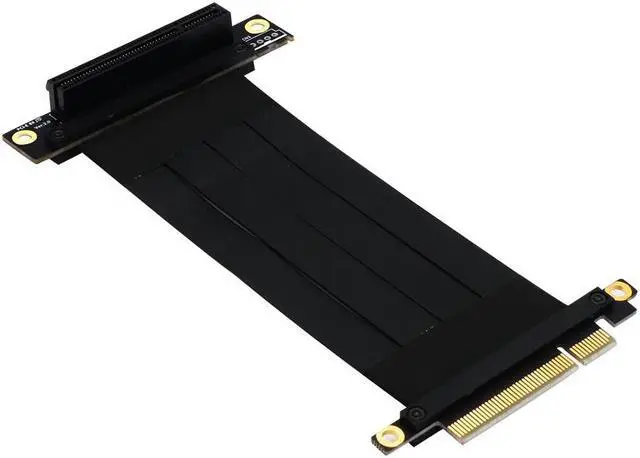 Main image of Misskit PCI Express Extension Cable PCIE X8 to X8 Graphics Cards Riser Cable 90 Degree Right Angle PCI-E X8 Slot PCIe 8x Extender Cables(7.87")