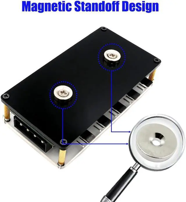 Alt view image 3 of 5 - Fan HUB Adapter 4Pin Molex or SATA 15Pin Power Connector CPU Cooler PC Chassis Case Cooling Fan Splitter 3 pin 4 pin Fan Adapter