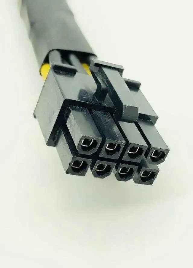 Alt view image 2 of 6 - High Quality Black Sleeved CPU 8PIN 4+4PIN Modular Power Supply Cables 8Pin to 8Pin Power Cable for OCZ ZT/Great Wall 63CM 16AWG