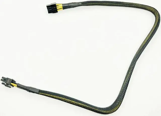 Alt view image 4 of 6 - High Quality Black Sleeved CPU 8PIN 4+4PIN Modular Power Supply Cables 8Pin to 8Pin Power Cable for OCZ ZT/Great Wall 63CM 16AWG