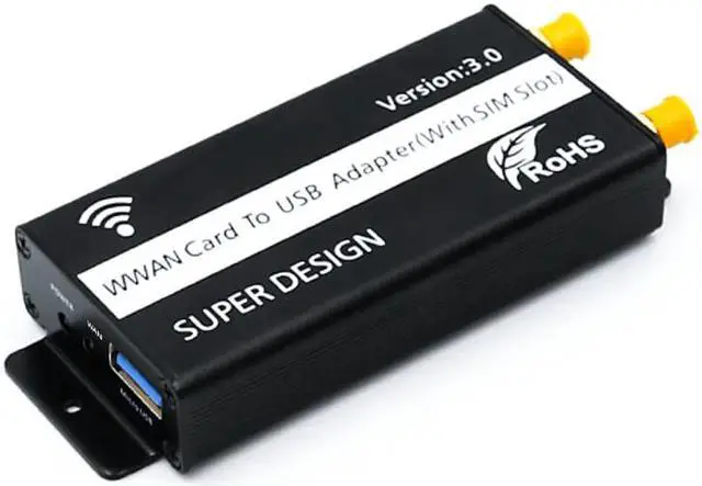Alt view image 2 of 5 - Network Cards M.2 Wifi Adapter Wireless USB Wifi Adapter Wi Fi NGFF M.2 to USB 3.0 SIM Card Slot for WWAN/LTE/4G Module