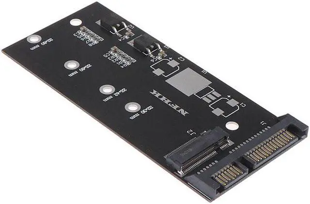Alt view image 5 of 5 - sale B+M key M.2 ngff ssd to m.2 sata 3 raiser m.2 to sata adapter expansion card