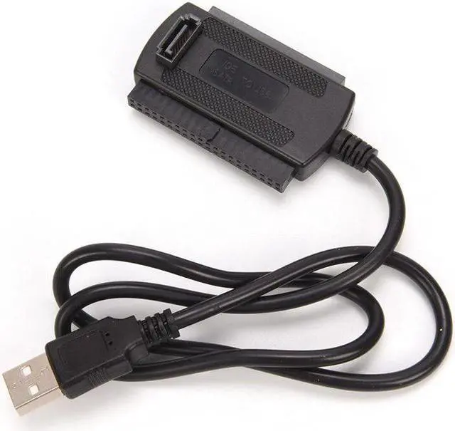 Alt view image 2 of 5 - For 2.5 3.5 HD HDD Hard Drive Adapter Converter Cable 4 Pin USB 2.0 to IDE SATA Adapter Cable Power Cable