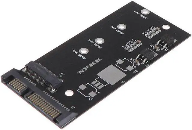 Alt view image 4 of 5 - sale B+M key M.2 ngff ssd to m.2 sata 3 raiser m.2 to sata adapter expansion card