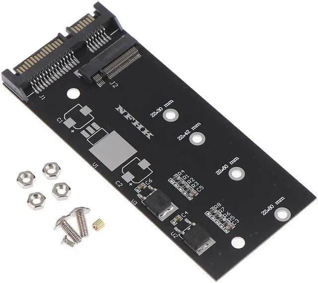 Main image of sale B+M key M.2 ngff ssd to m.2 sata 3 raiser m.2 to sata adapter expansion card