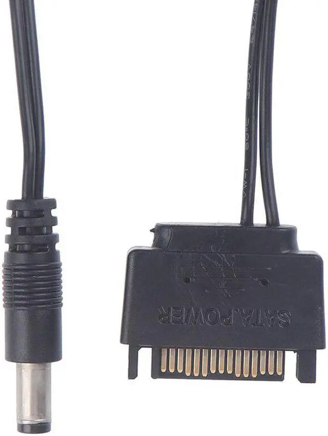 Main image of 1Pc SATA Male To DC 5.5*2.1mm 12V power supply SATA to DC Cable Connector 100cm