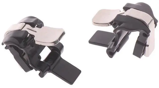 Alt view image 6 of 6 - 1 pair Black mobile phone gaming trigger fire button shooter controller