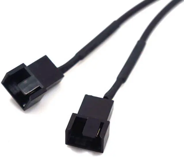 Alt view image 5 of 5 - 2 way 4 Pin Computer PC Fan Power Cable Connector Adapter 5V 40cm Connect 4pin fan to USB Adapter Cables