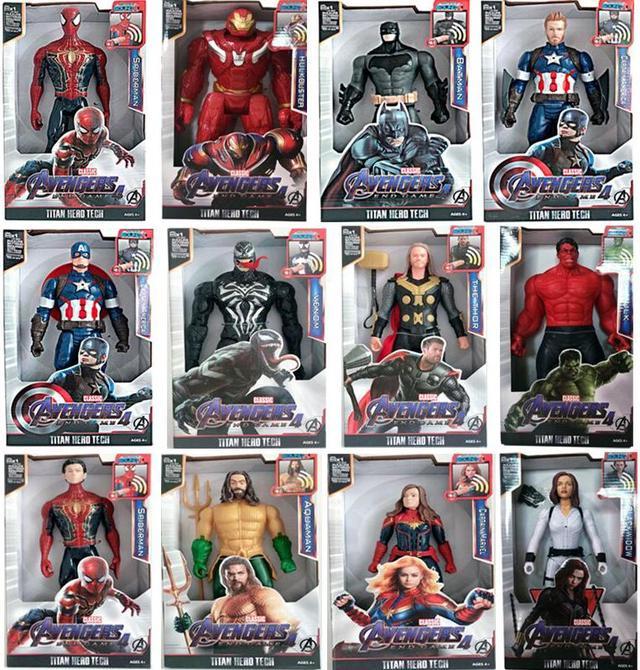 30CM Original marvel Spider Man Action Figure Toys The Avengers