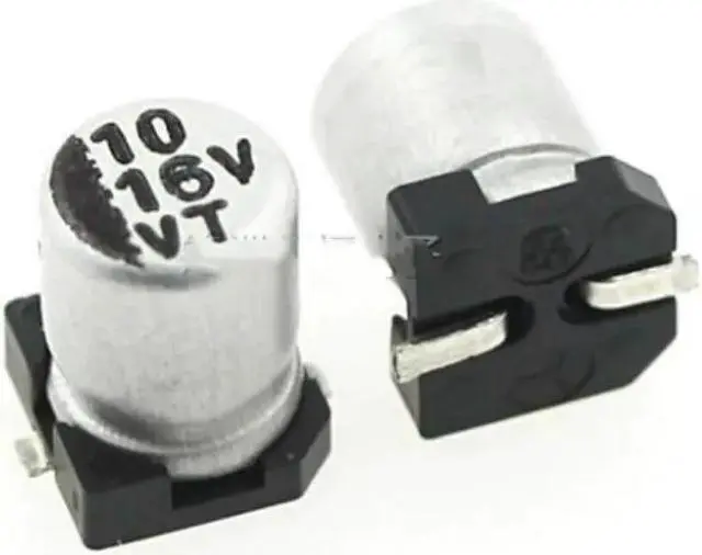 Main image of 20PCS SMD Aluminum Electrolytic Capacitor 16V10UF 4*5.4mm 10uF/16V