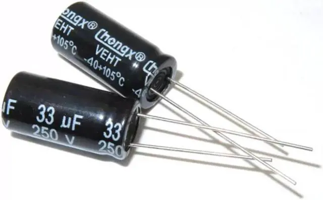 Main image of 10PCS 250V33uf Volume 10*20MM Aluminum Electrolytic Capacitor 33UF/250V
